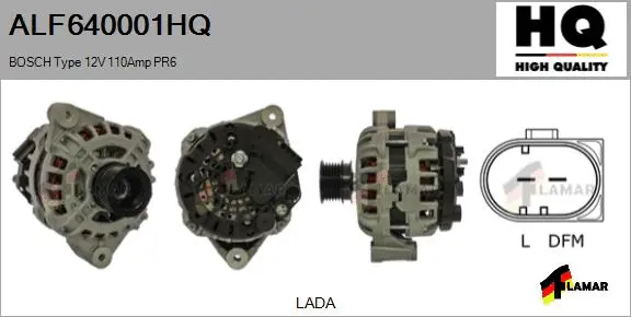 Alternator (ALF640001HQ)