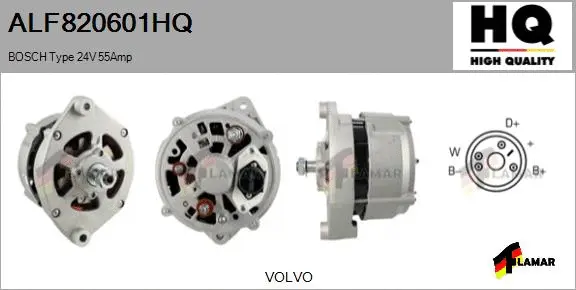 Alternator (ALF820601HQ)