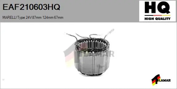 Stator, alternator (EAF210603HQ)