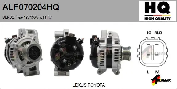 Alternator (ALF070204HQ)