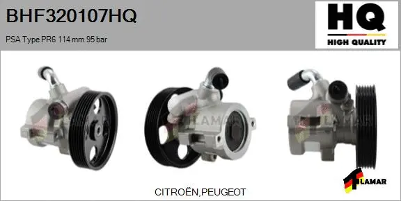 Hydraulic Pump, steering (BHF320107HQ)