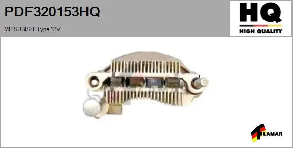 Rectifier, alternator (PDF320153HQ)