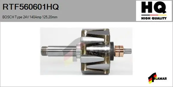 Rotor, alternator (RTF560601HQ)