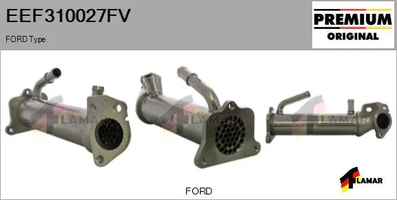 Cooler, exhaust gas recirculation (EEF310027FV)