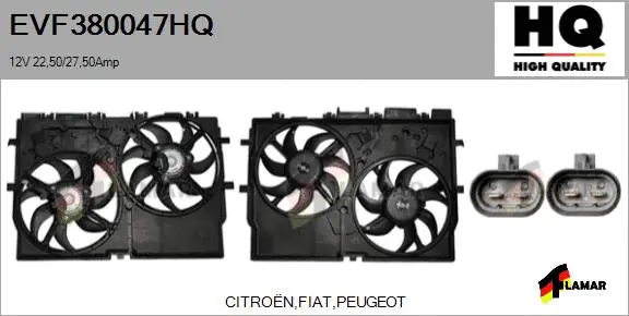 Electric Motor, radiator fan (EVF380047HQ)