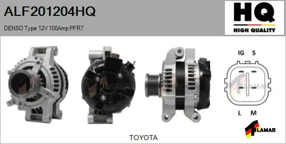 Alternator (ALF201204HQ)
