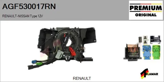 Clockspring, airbag (AGF530017RN)