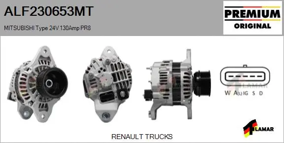 Alternator (ALF230653MT)