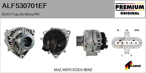 Alternator (ALF530701EF)