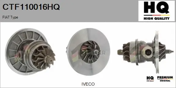 Core assembly, turbocharger (CTF110016HQ)