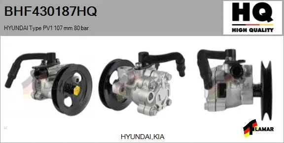 Hydraulic Pump, steering (BHF430187HQ)