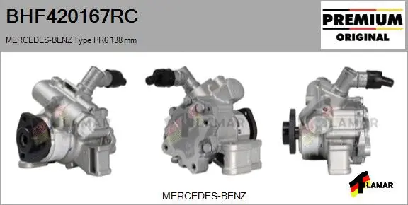 Hydraulic Pump, steering (BHF420167RC)