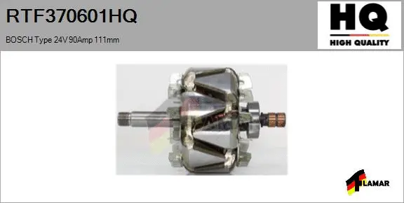 Rotor, alternator (RTF370601HQ)