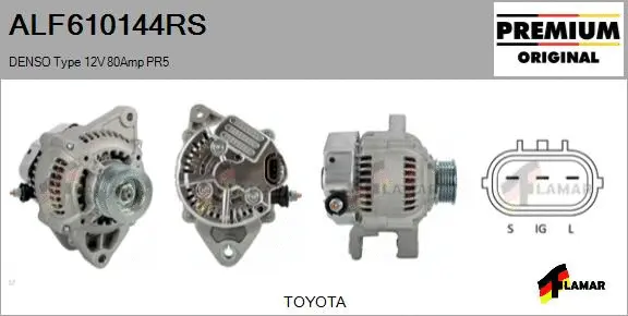 Alternator (ALF610144RS)