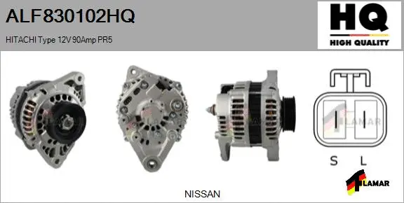 Alternator (ALF830102HQ)