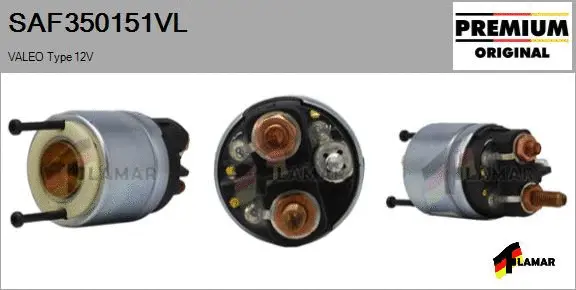 Solenoid Switch, starter (SAF350151VL)