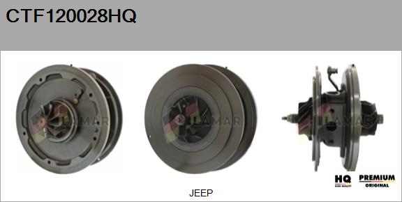 Core assembly, turbocharger (CTF120028HQ)