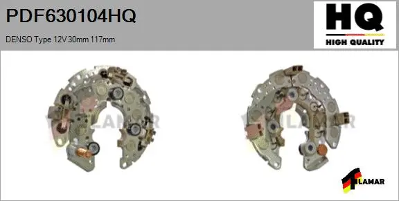 Rectifier, alternator (PDF630104HQ)