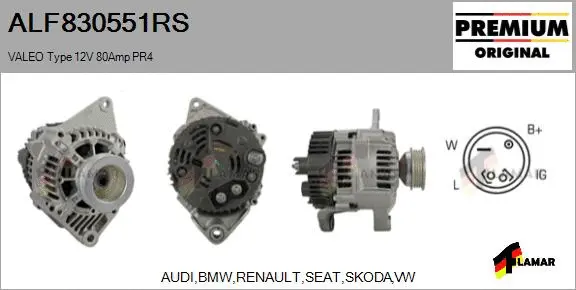 Alternator (ALF830551RS)