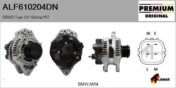 Alternator (ALF610204DN)