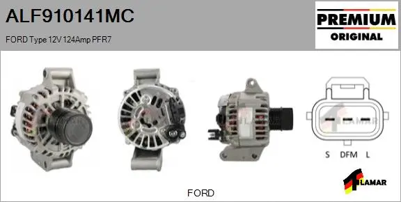 Alternator (ALF910141MC)