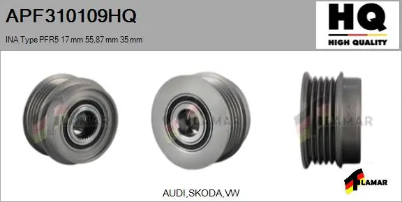 Belt Pulley, alternator (APF310109HQ)