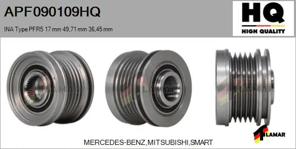 Belt Pulley, alternator (APF090109HQ)