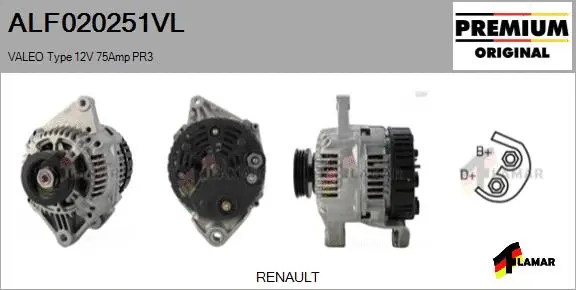Alternator (ALF020251VL)