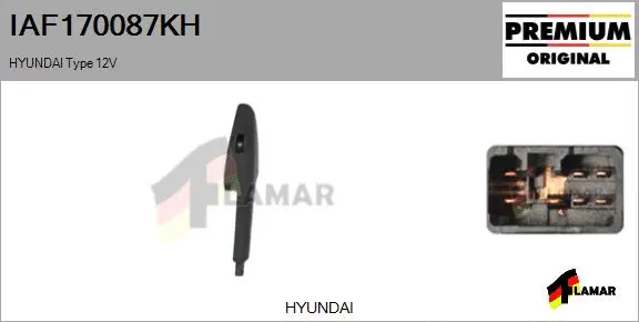 Switch, window regulator (IAF170087KH)