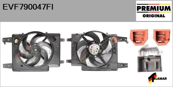 Electric Motor, radiator fan (EVF790047FI)