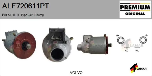 Alternator (ALF720611PT)