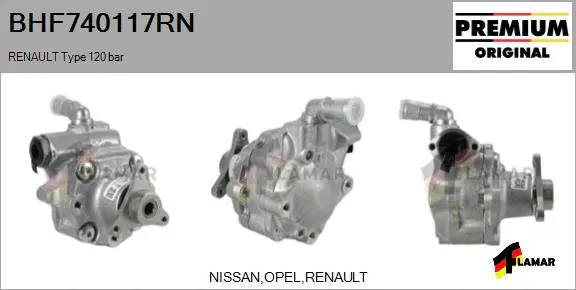 Hydraulic Pump, steering (BHF740117RN)