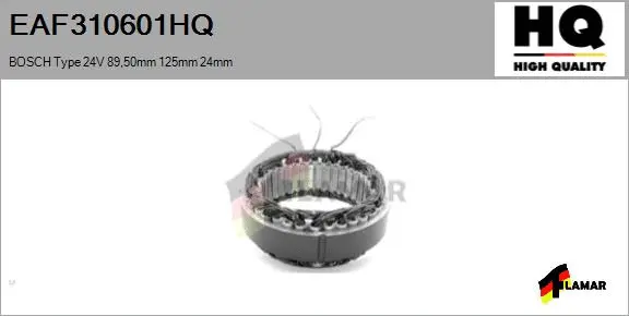 Stator, alternator (EAF310601HQ)