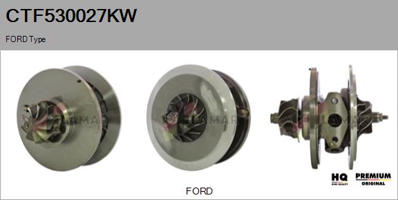 Core assembly, turbocharger (CTF530027KW)
