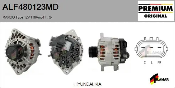 Alternator (ALF480123MD)