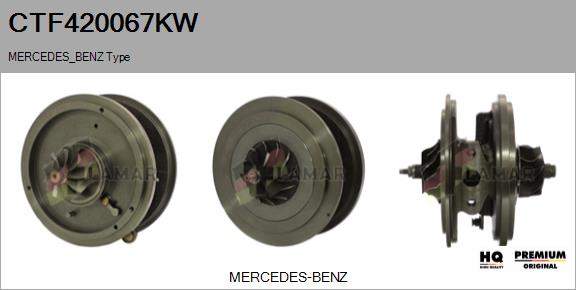 Core assembly, turbocharger (CTF420067KW)