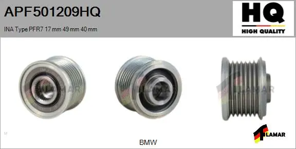 Belt Pulley, alternator (APF501209HQ)