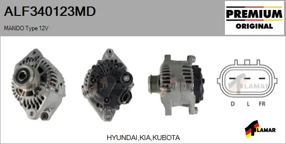 Alternator (ALF340123MD)