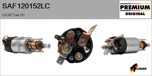 Solenoid Switch, starter (SAF120152LC)