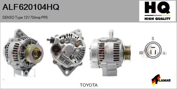 Alternator (ALF620104HQ)