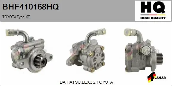 Hydraulic Pump, steering (BHF410168HQ)
