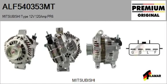 Alternator (ALF540353MT)