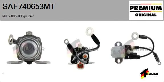 Solenoid Switch, starter (SAF740653MT)