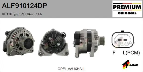 Alternator (ALF910124DP)