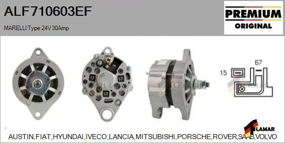 Alternator (ALF710603EF)