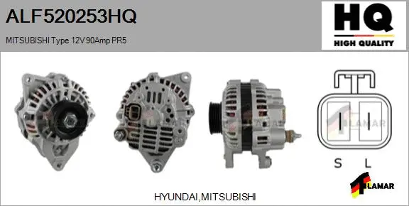 Alternator (ALF520253HQ)