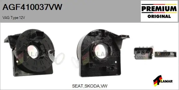 Clockspring, airbag (AGF410037VW)