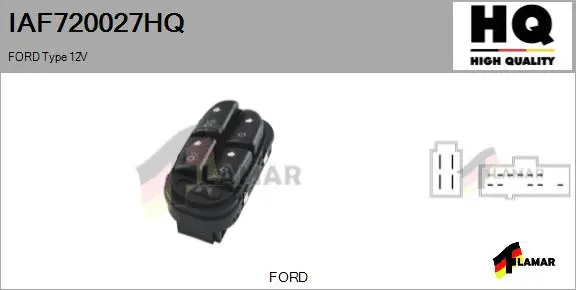 Switch, window regulator (IAF720027HQ)