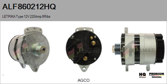 Alternator (ALF860212HQ)