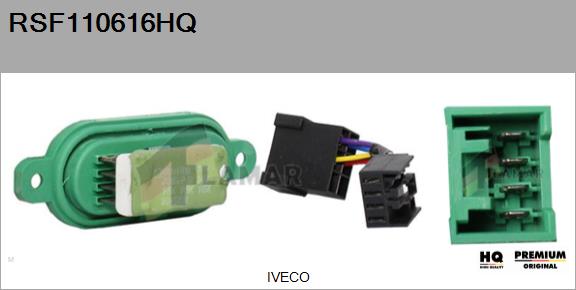 Resistor, interior blower (RSF110616HQ)